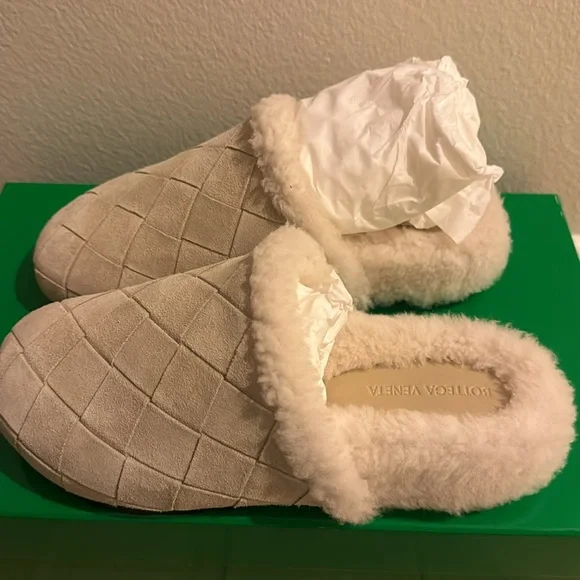 NWT Bottega Reggie Flat in  coco cachemire - Picture 4 of 10